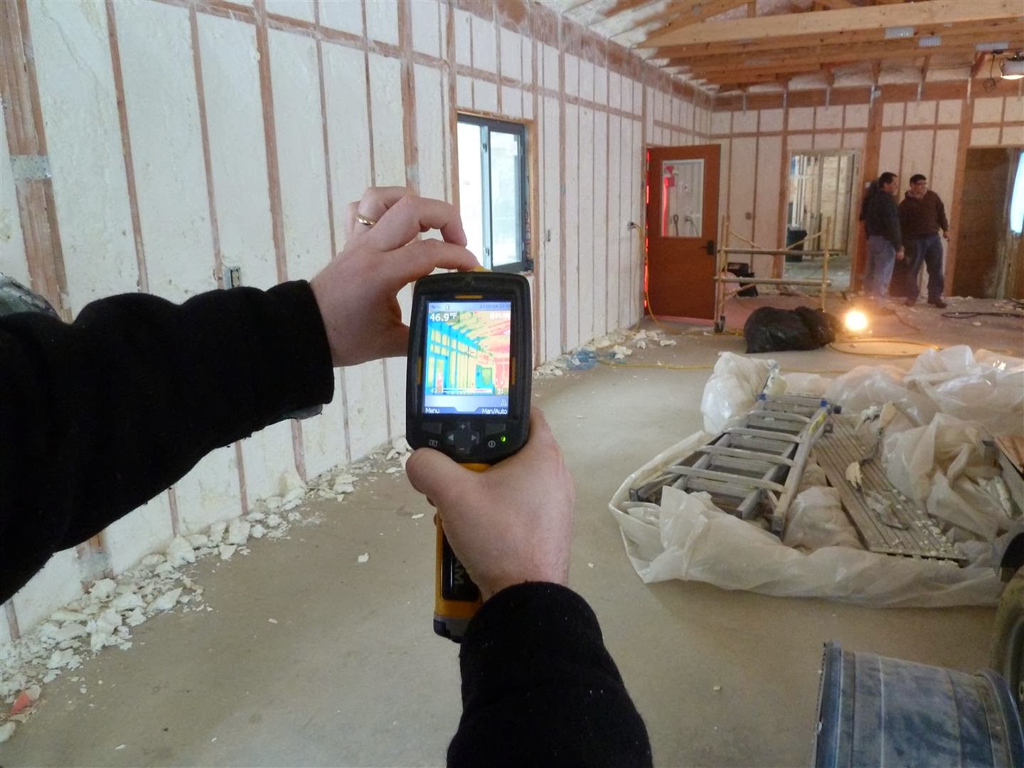 energy efficiency testing for a home