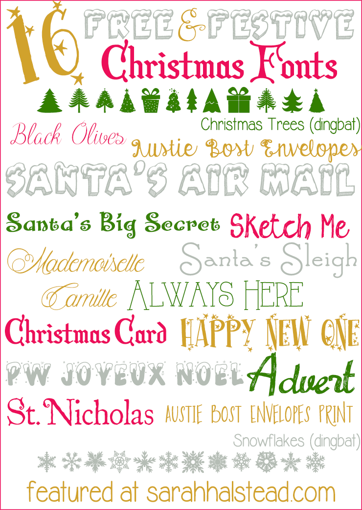 Free Christmas Fonts