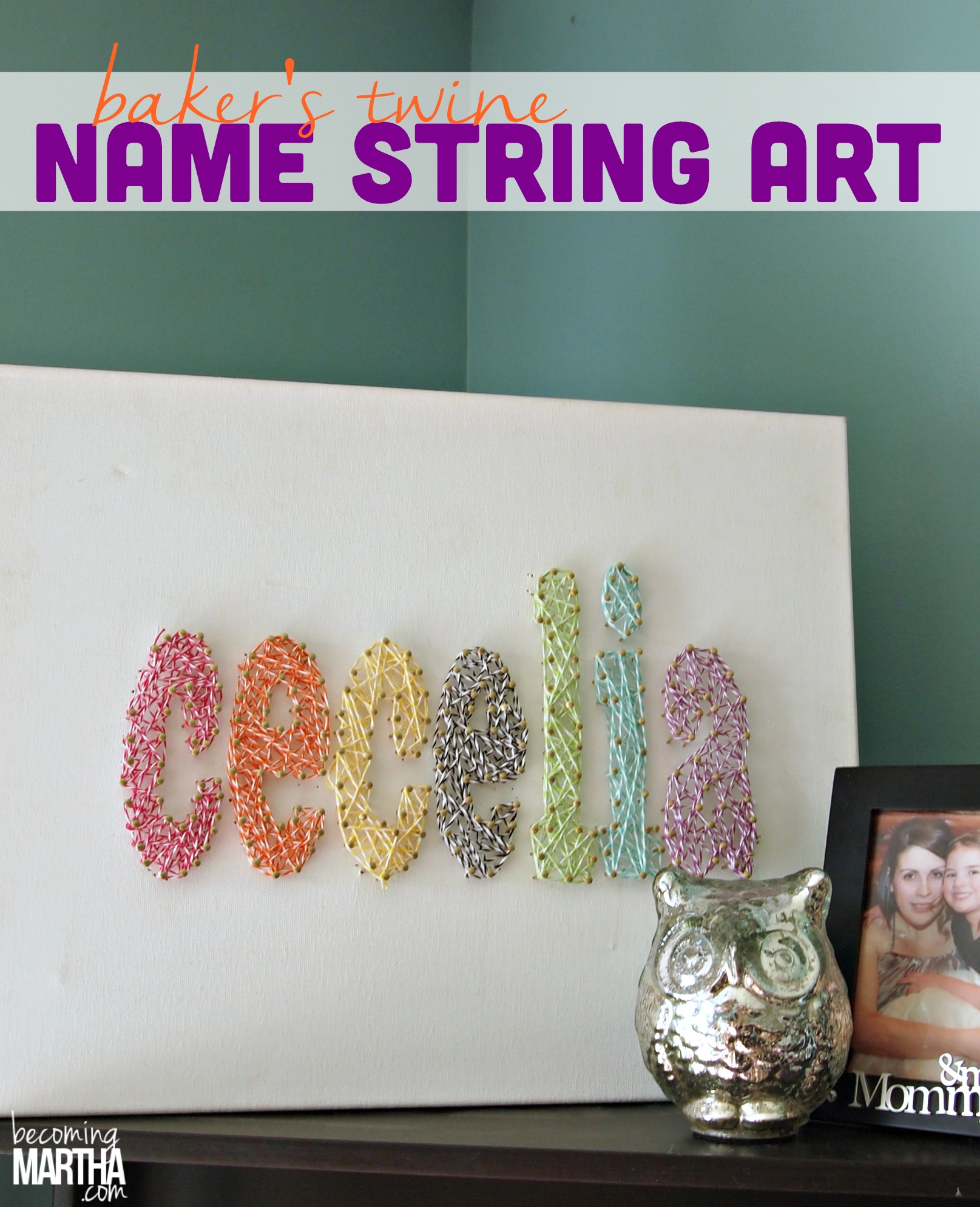 Baker'S Twine String Art - The Simply Crafted Life