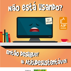 Atitude Sustentável: desligue o computador que não está em uso!