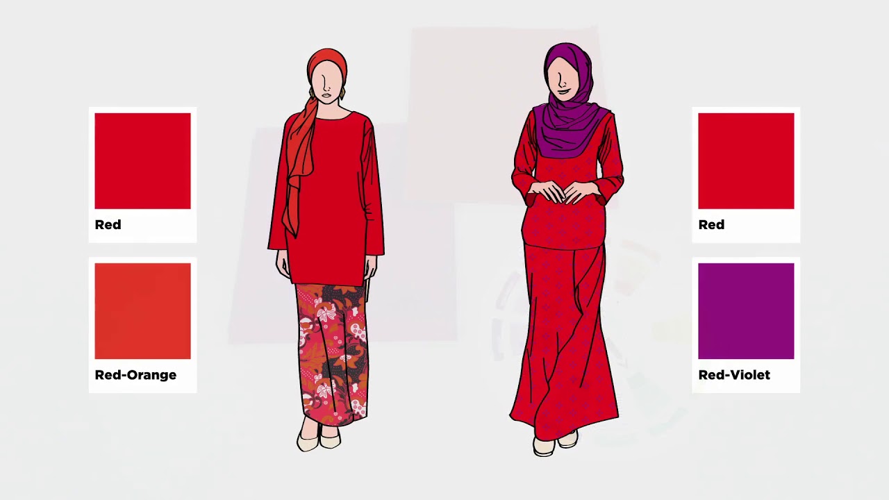 Warna baju maroon dipadankan dengan tudung warna pale purple deep pink. Cara Memadankan Warna Baju Dan Tudung Yang Sesuai 2021 Youtube