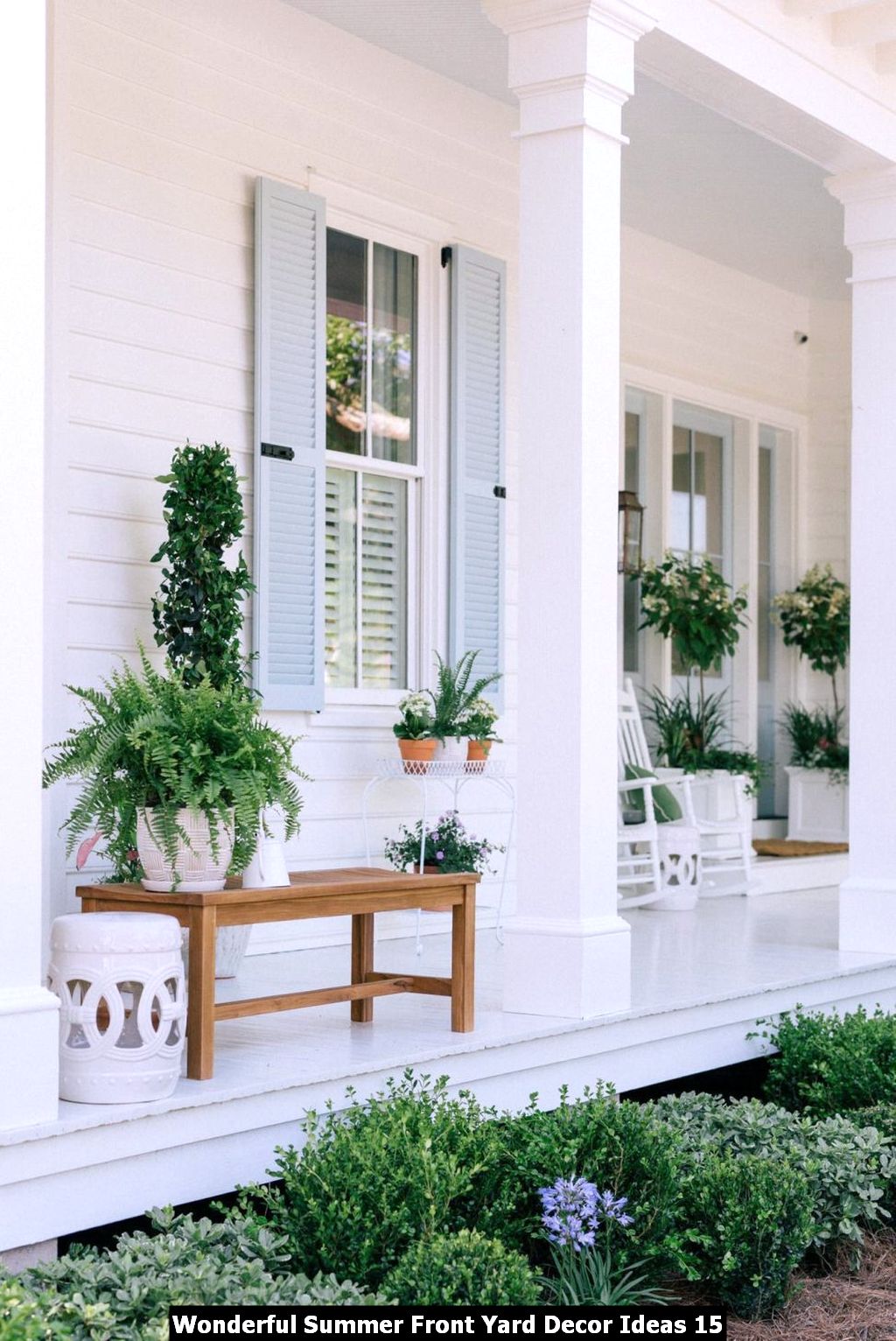 Wonderful Summer Front Yard Decor Ideas 15