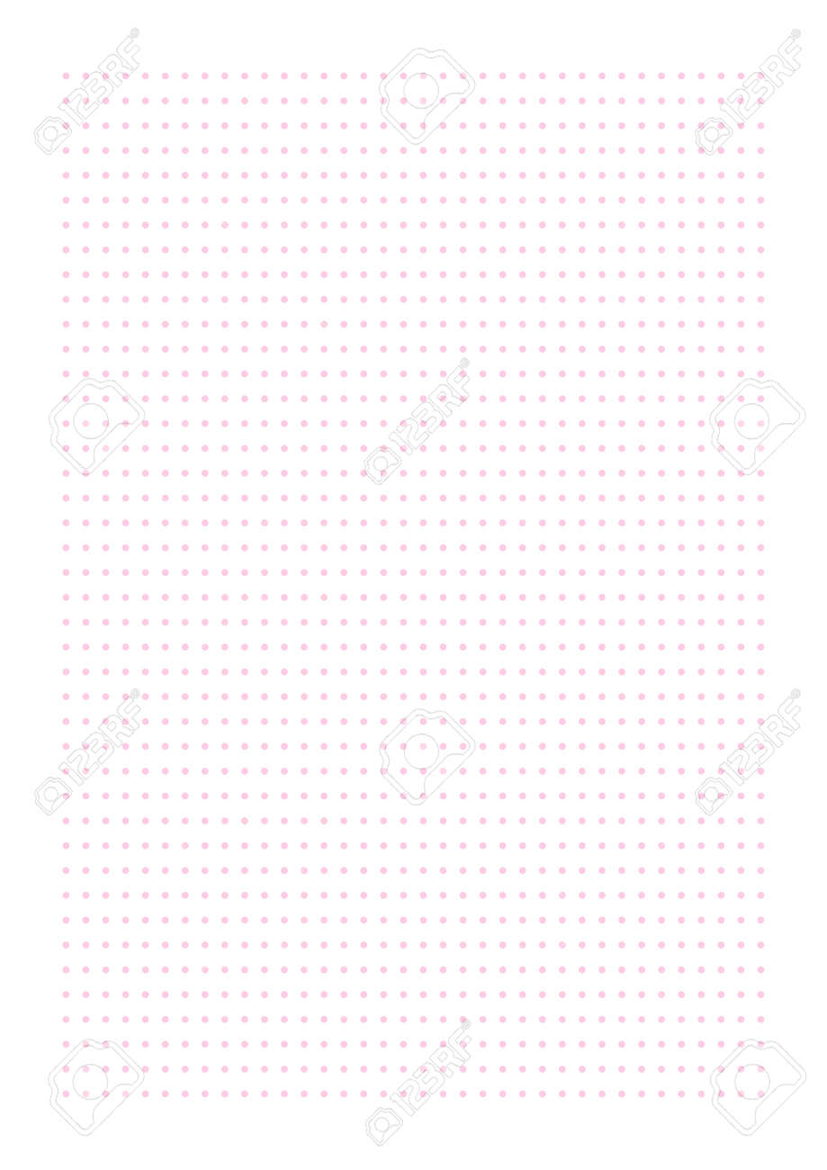 graph paper printable dotted grid paper on white background geometric abstract dotted transparent illustration with dots for school notebook diary notes print realistic paper blank size a4 royalty free svg cliparts vectors