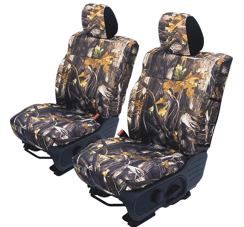 Saddleman Front Row Camo Seat Covers