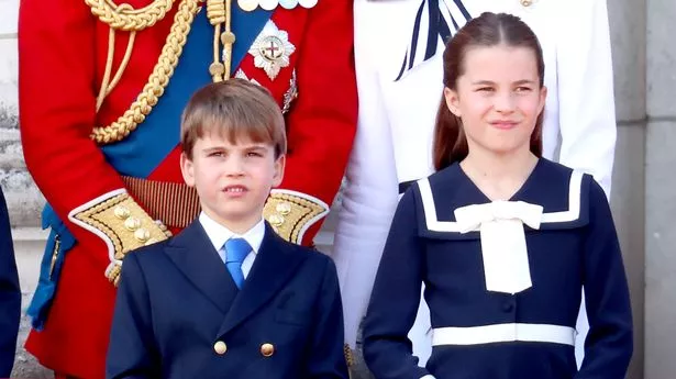 Prince George of Wales, Prince William, Prince of Wales, Prince Louis of Wales, Catherine, Princess of Wales and Princess Charlotte of Wales