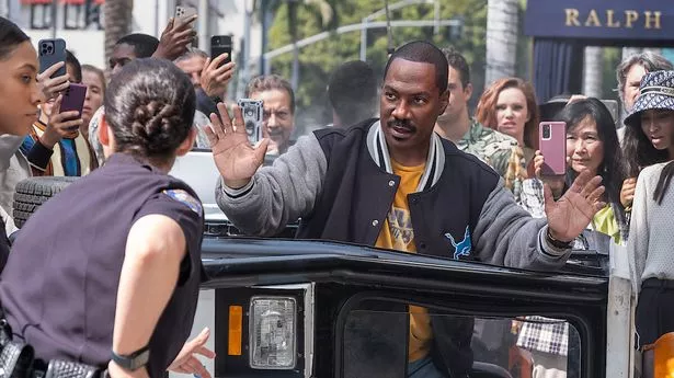 Eddie Murphy as Axel Foley in Netflix's Beverly Hills Cop: Axel F