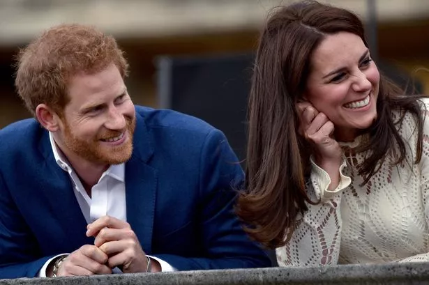 Prince Harry and the Princess of Wales