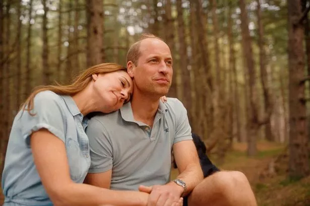 Kate in a tender moment with husband Prince William