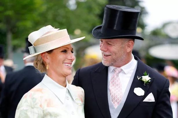 Zara and Mike Tindall at Ascot