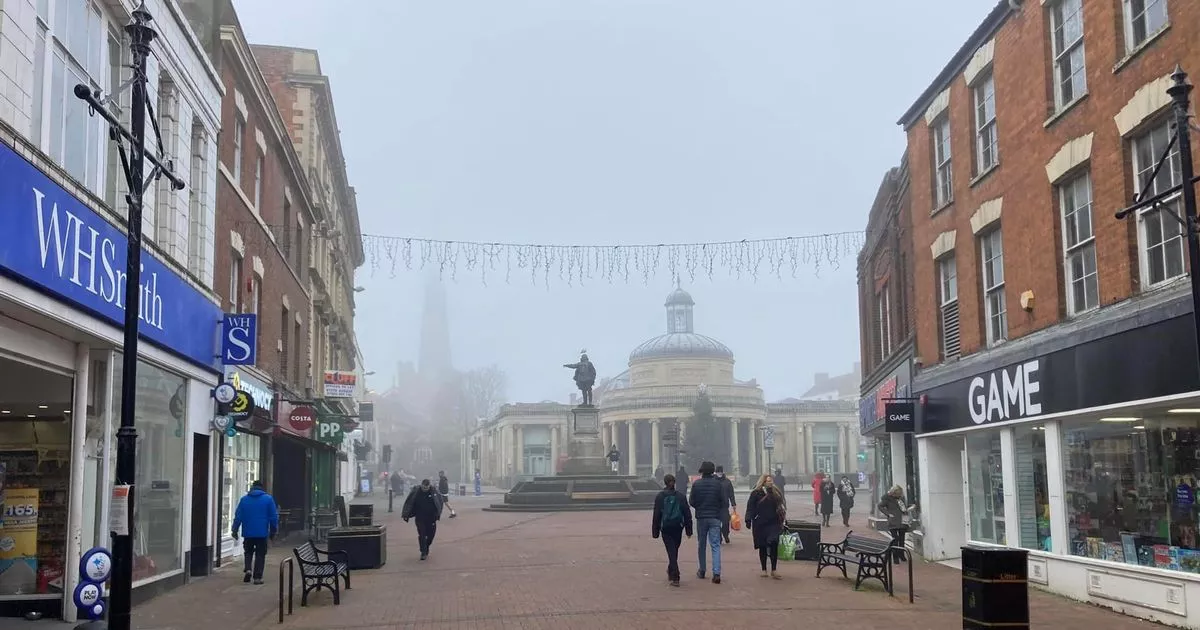 Fore Street and Cornhill in Bridgwater town centre