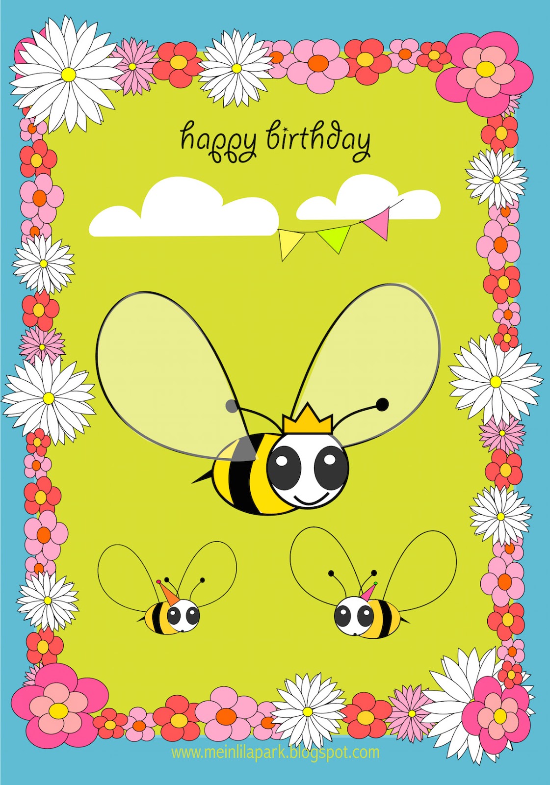 Happy Birthday Card Printable Free