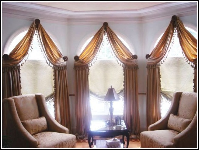 Curved Window Curtain Rod For Bow Window