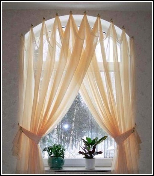 Curved Window Curtain Rods For Arch