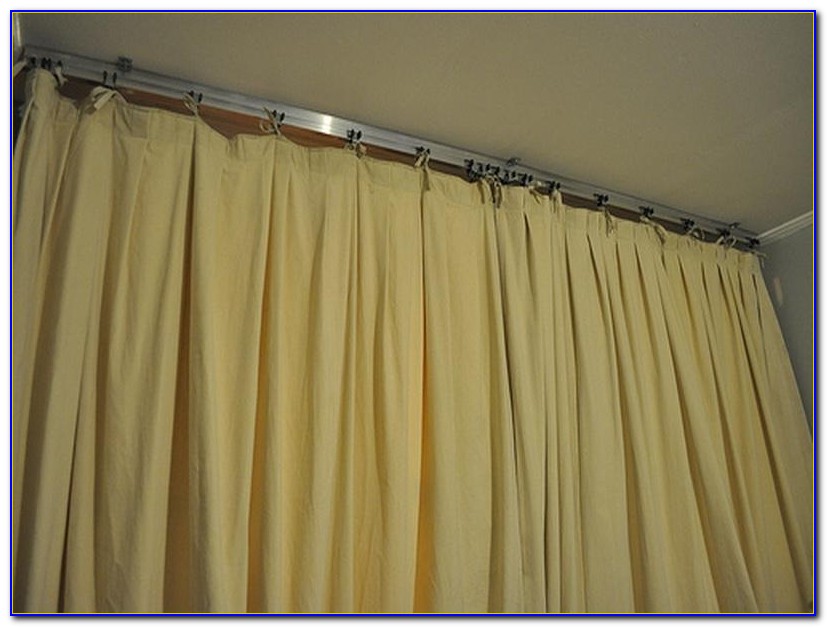 Flexible Ceiling Mounted Shower Curtain Track