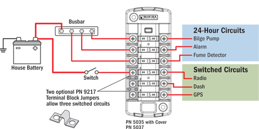 Boat Fuse Block Wiring Diagram - Wiring Diagram