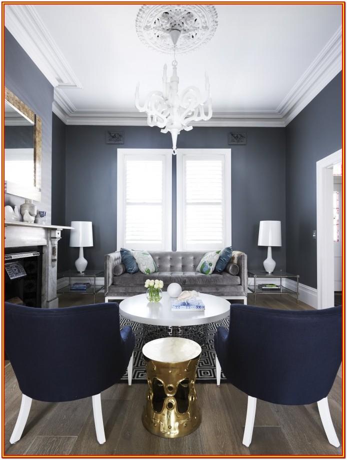 Blue Gray Wall Paint Living Room