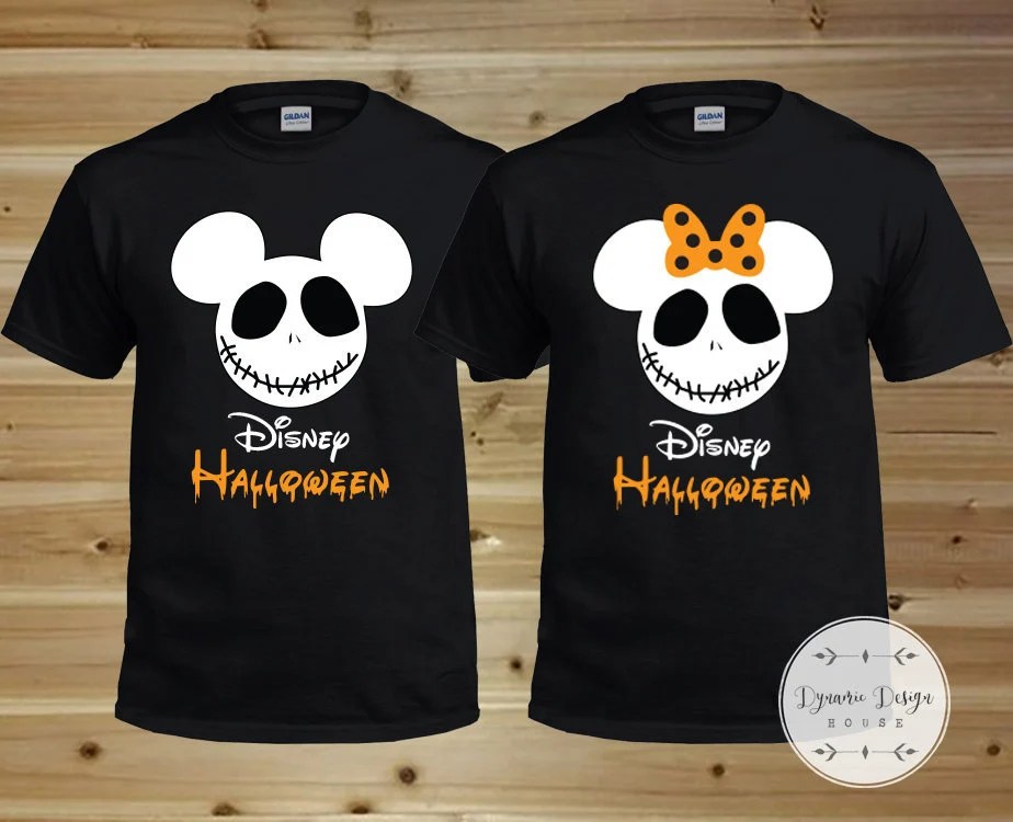 Disney Halloween Shirts Disney Skeleton Shirts Disney Family Etsy