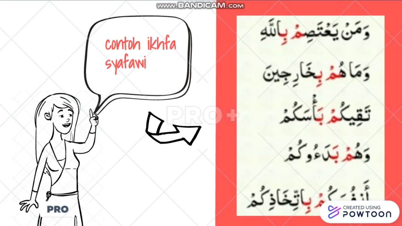 Pengertian Ikhfa Syafawi / Tentukan Dua Contoh Ikhfa Syafawi Disebut