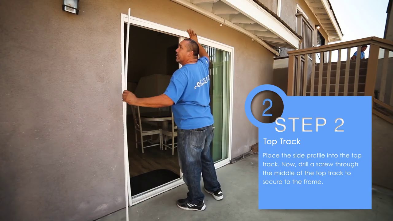 Measure & Install Sliding Patio Doors Casper Retractable Screens