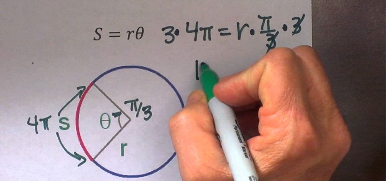 The Radius Of A Circle From Arc Length