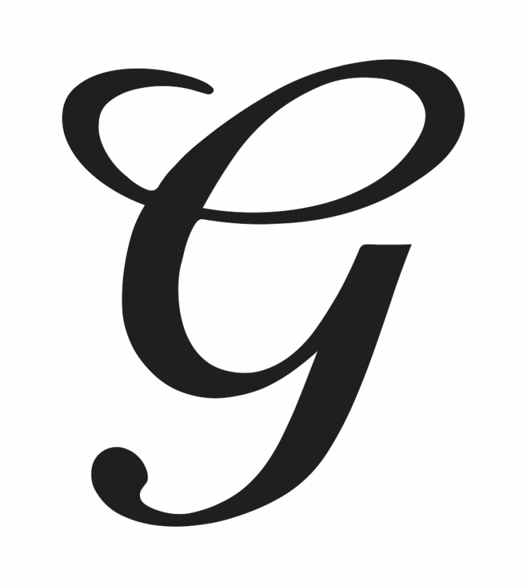 Uppercase g Cursive Psfont tk