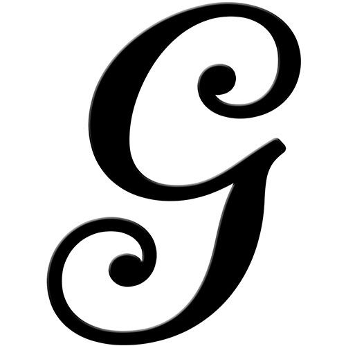 Fancy Letter G With Flowers G Pinterest Letter g, Flower and Black