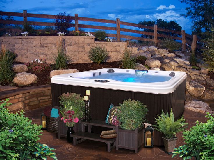 Hot Tub Landscaping for the Beginner on a Budget Backyard Hot Tub