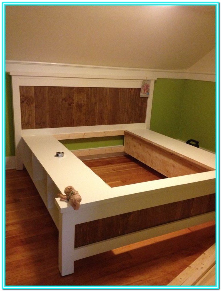 Queen Platform Bed With Storage Diy Plans