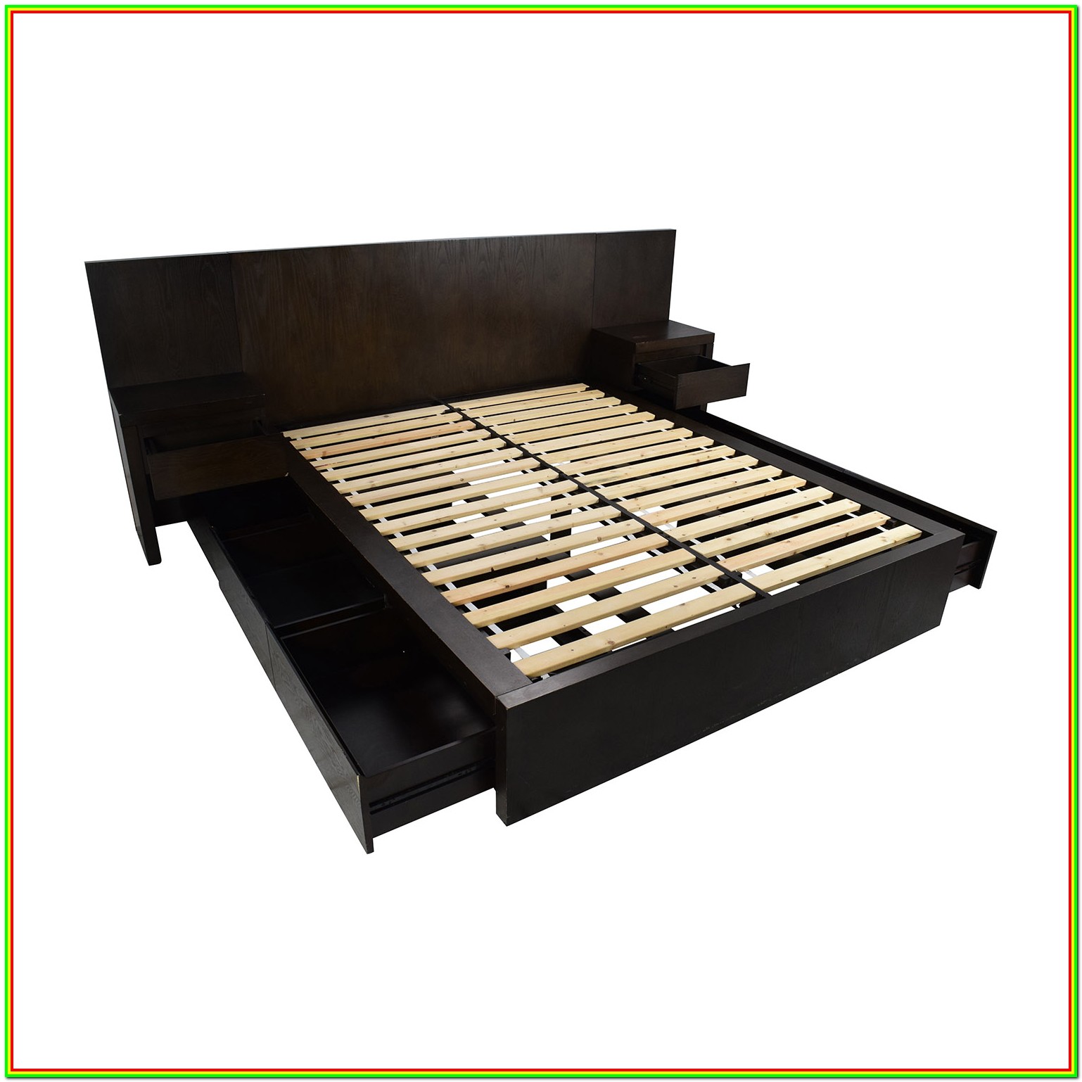 Queen Size Platform Bed Frame With Storage Plans