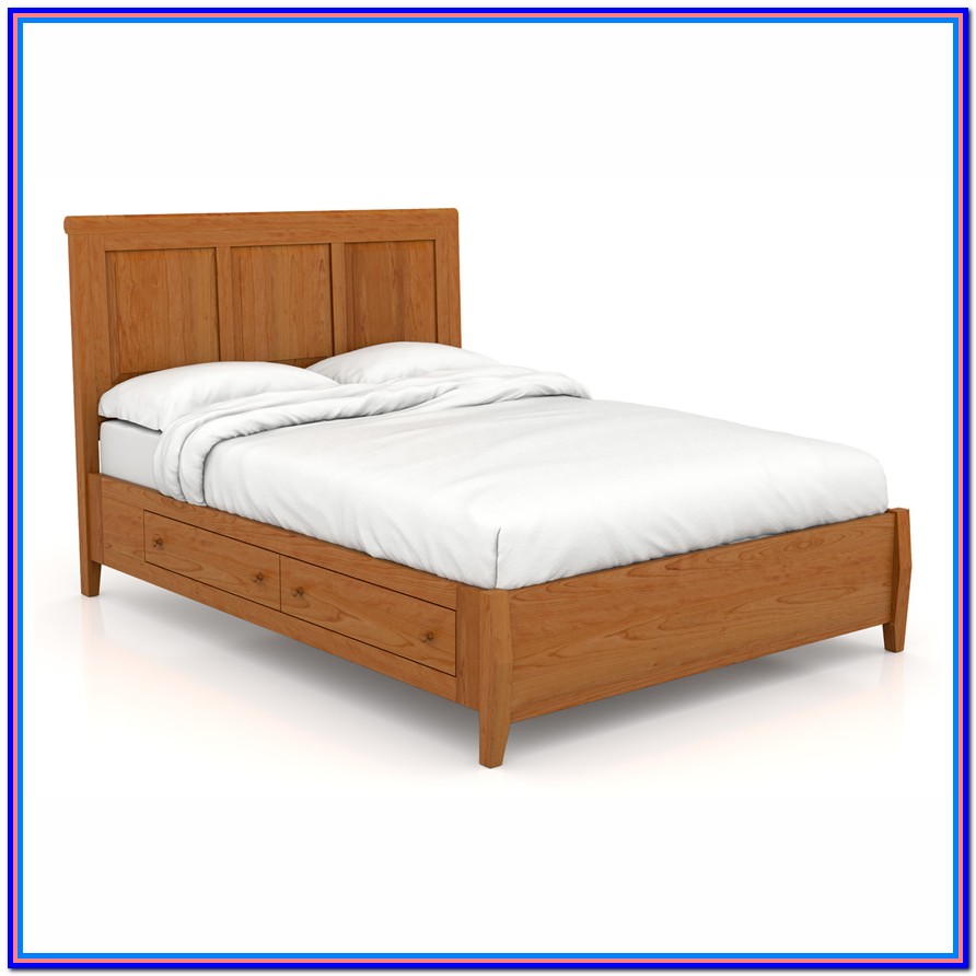 Queen Size Platform Bed With Storage Plans