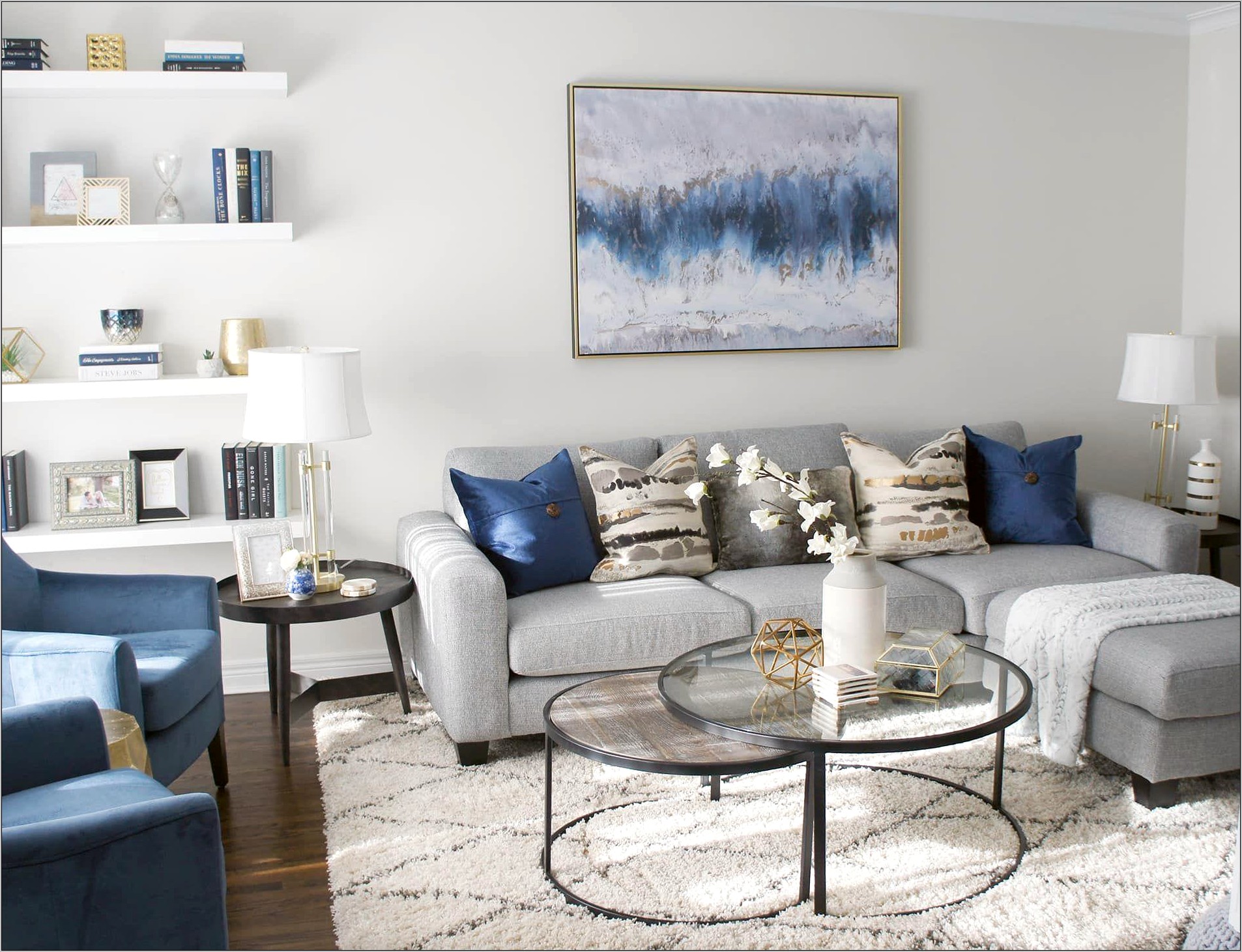 Gray Blue Living Room Ideas