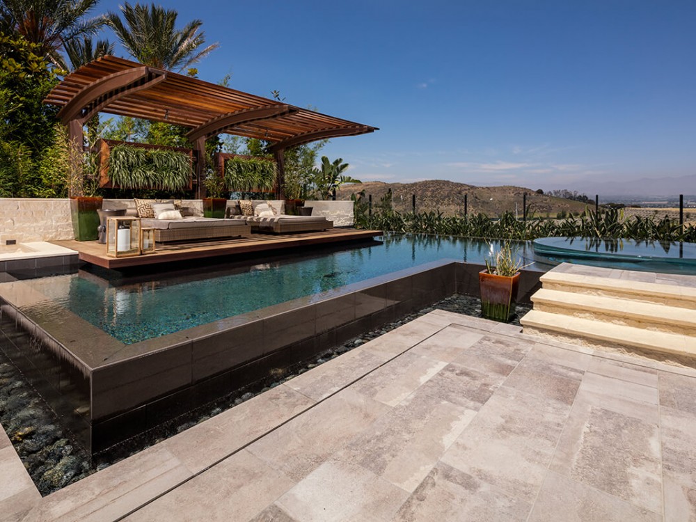 Sleek & Modern Pool Orange County pool design San Bernardino