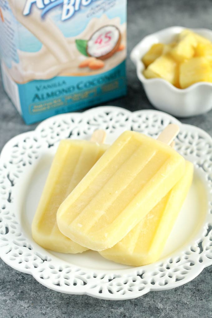 Coconut Pineapple Ice Pops