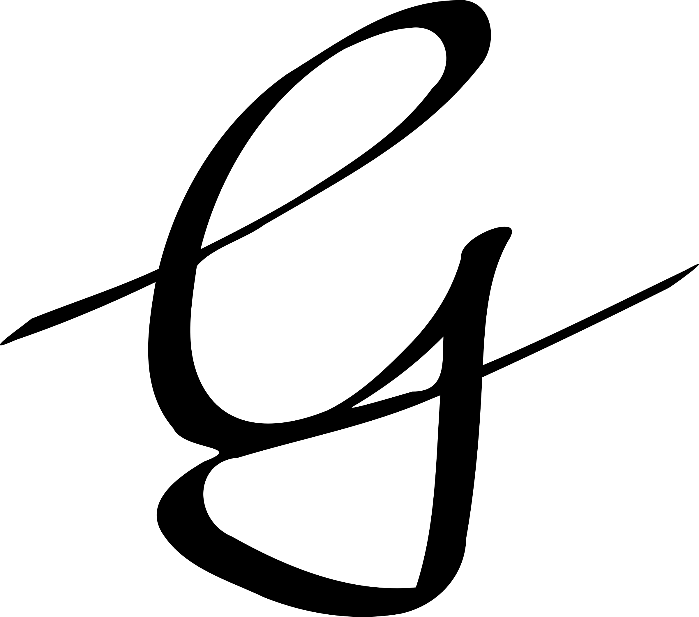 Cursive Capital G Font Letter