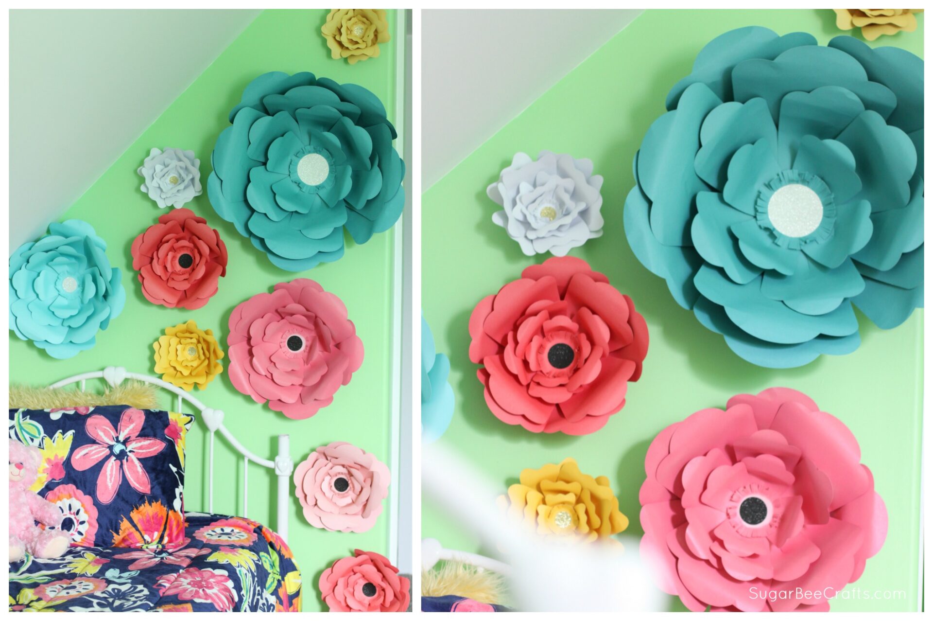 Big Bloom Paper Flower Wall Decor Sugar Bee Crafts