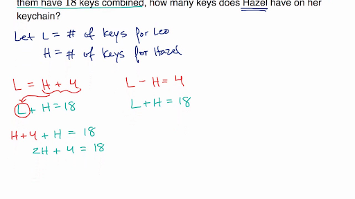 Linear Equations Word Problems