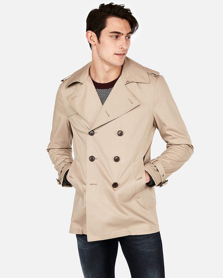 Express Tech Short Length Trench Coat