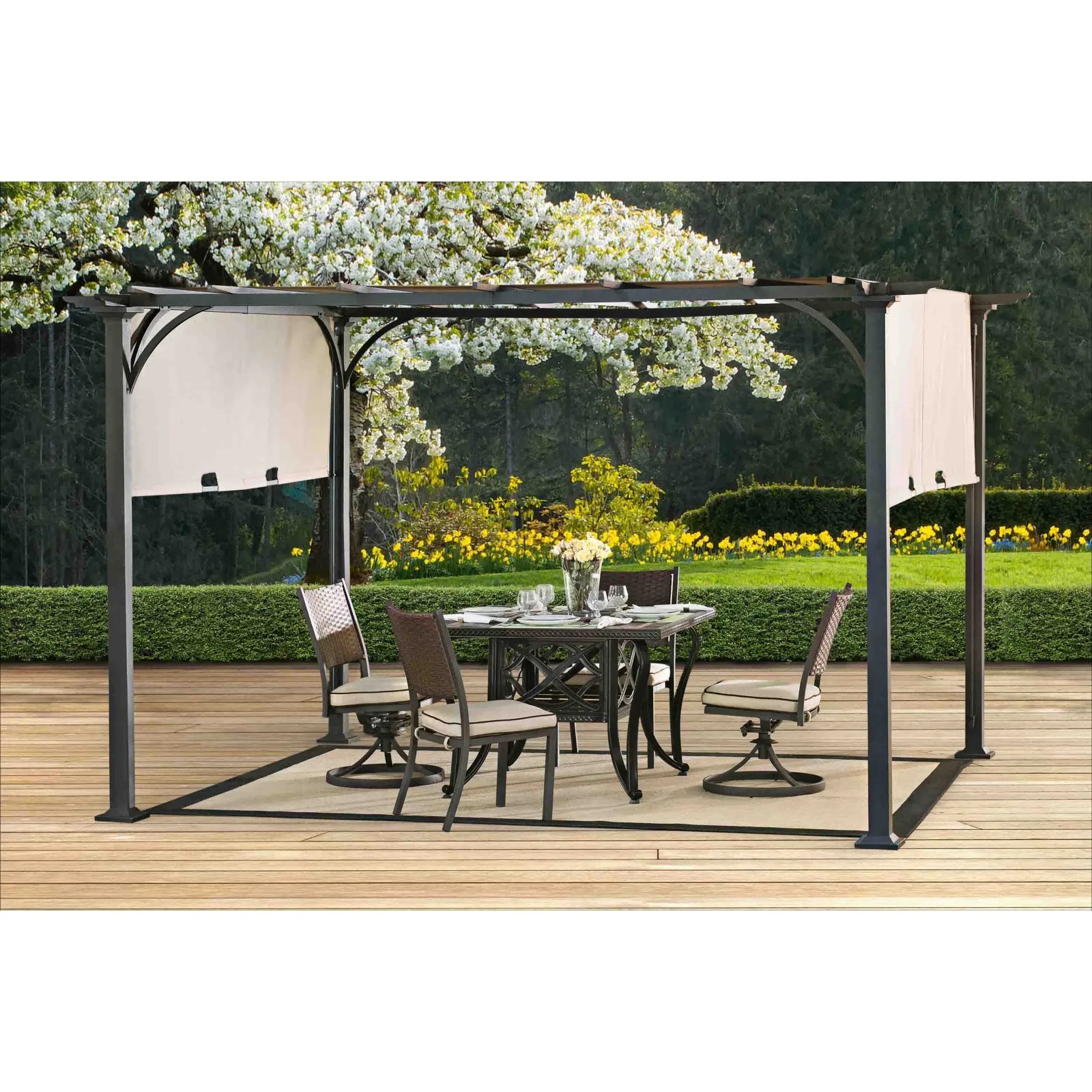 Sunjoy Doubleton Pergola With Canopy