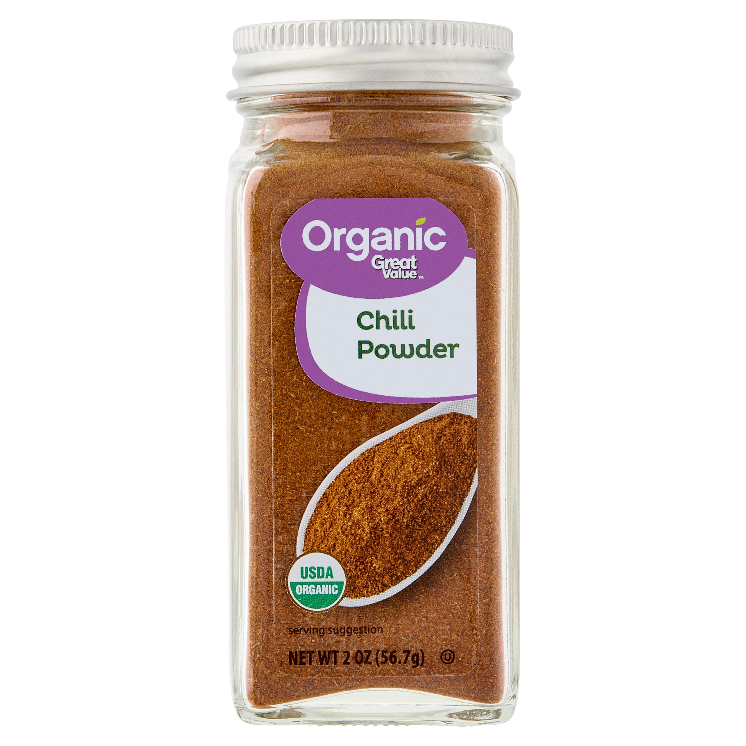 Great Value Organic Chili Powder, 2 oz