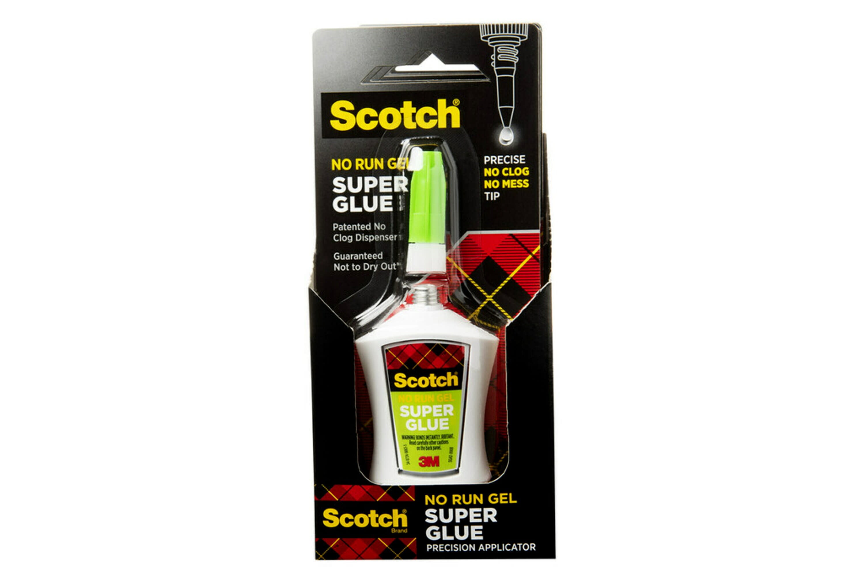 Scotch Super Glue Gel in Precision Applicator, .14 oz., 1 Total