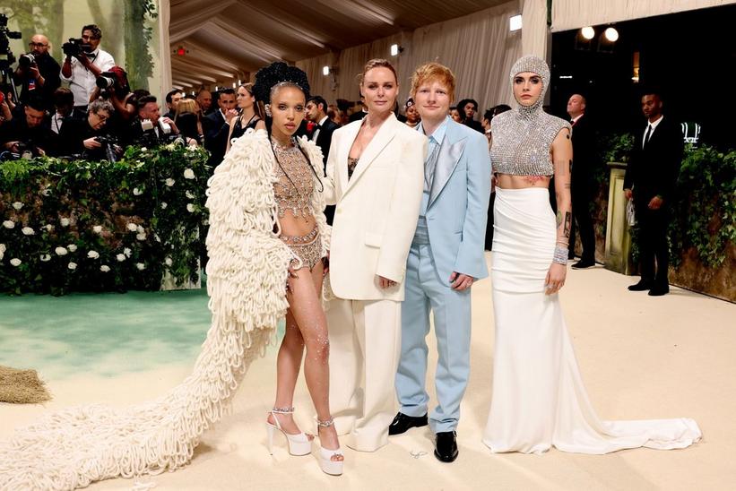 FKA Twigs and Ed Sheeran on the 2024 Met Gala red carpet