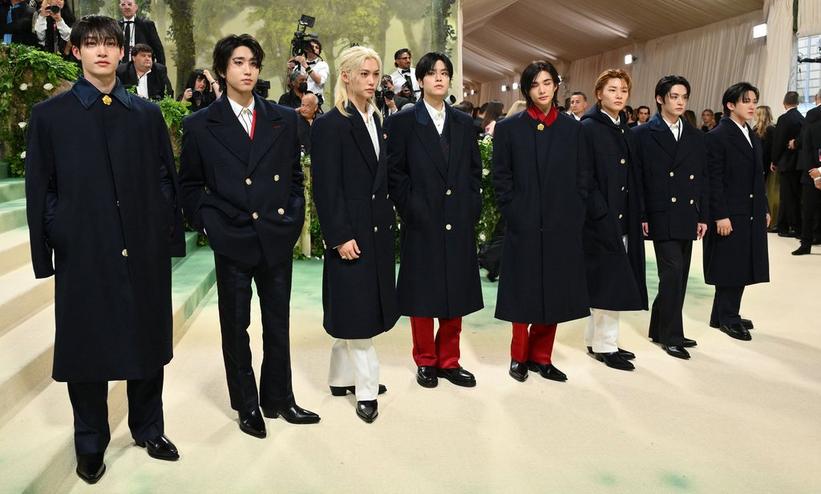 K-pop group Stray Kids at the 2024 Met Gala