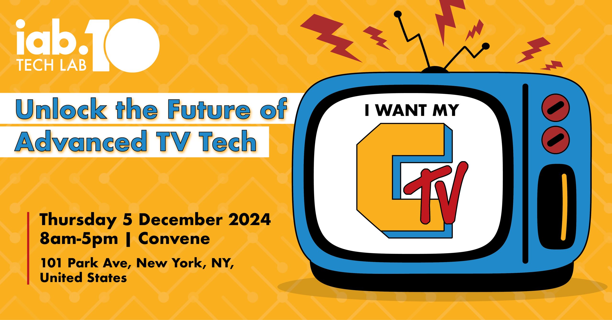 Tech Lab: I want my CTV | Dec 5, 2024 in NYC