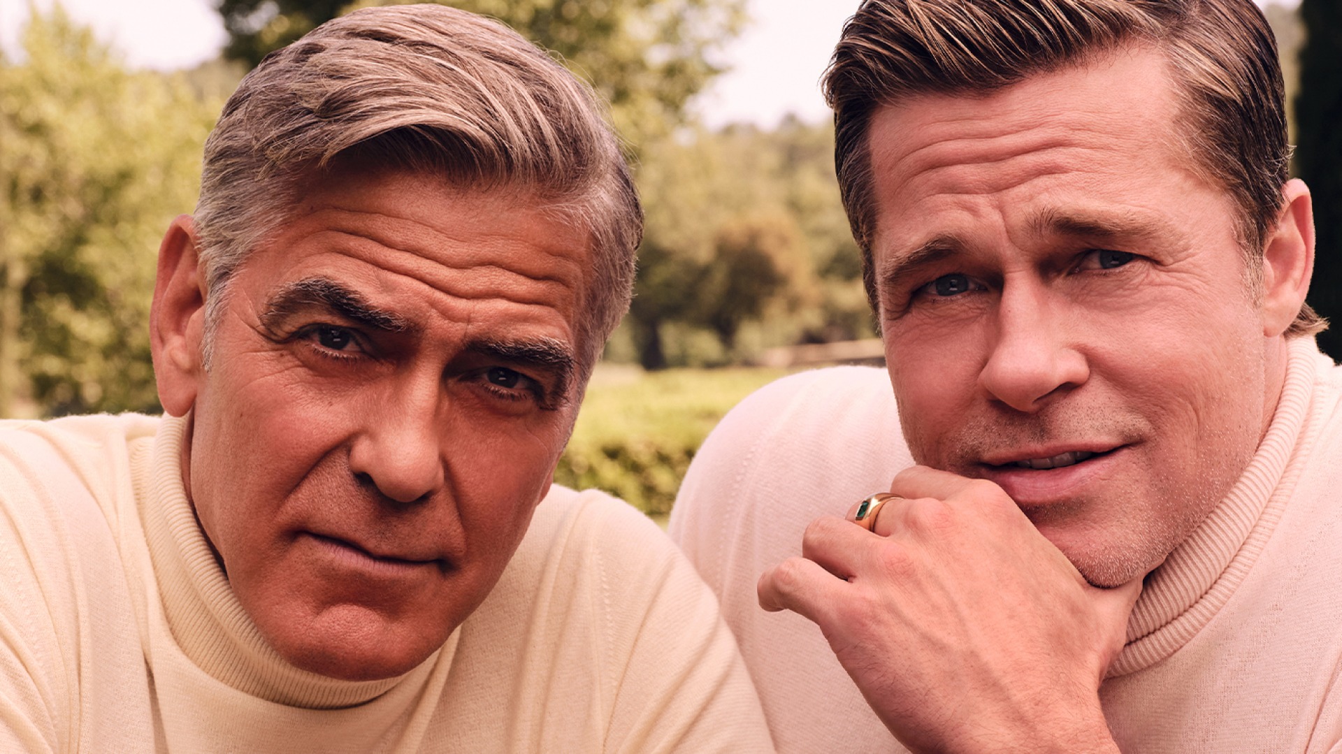 George Clooney ve Brad Pitt