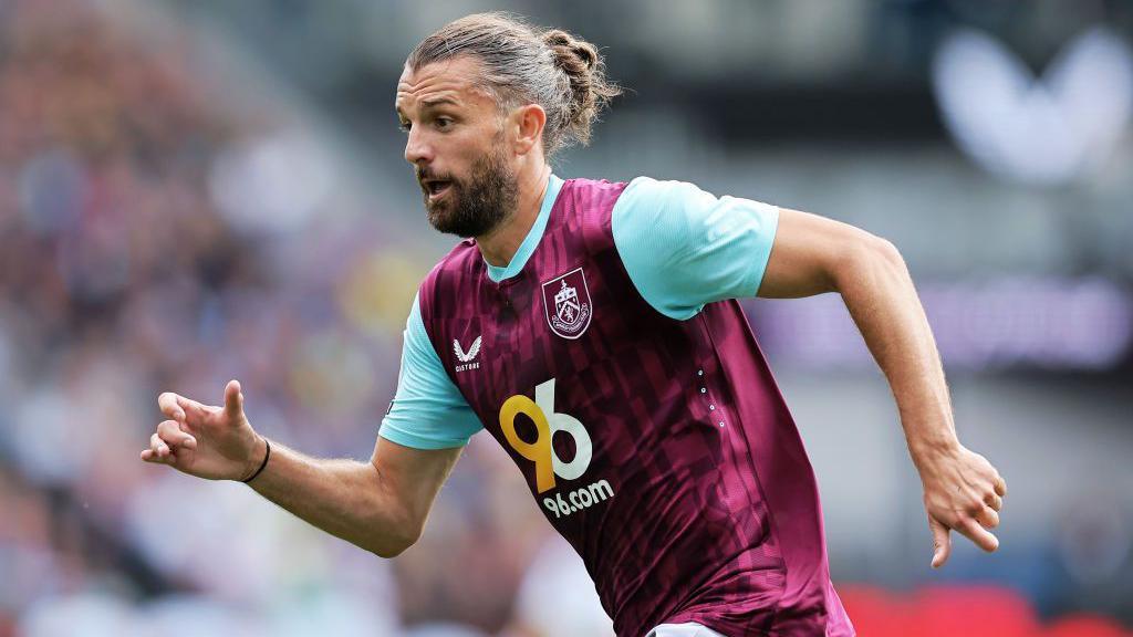 Jay Rodriguez in action for Burnley