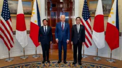 美日菲三國領導人在華盛頓舉行峰會