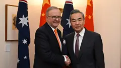 澳洲總理阿爾巴尼斯會見中國外長王毅