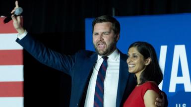 JD Vance with Usha Vance