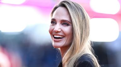 Angelina Jolie attends the "Maria" Headline Gala during the 68th BFI London Film Festival at The Royal Festival Hall on October 18, 2024 in London, England