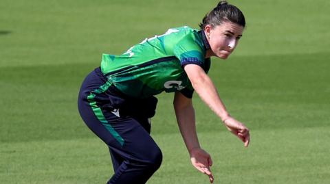 Arlene Kelly finished with bowling figures of 3-41 at Stormont